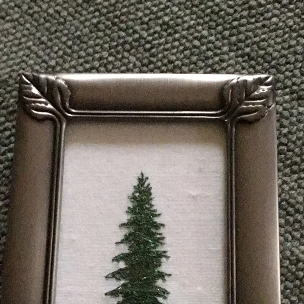 Framed Christmas tree